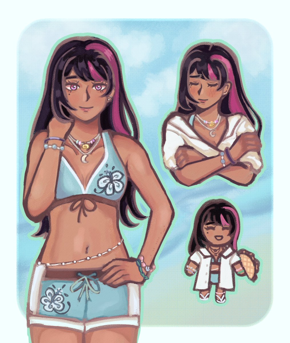 stillyntohue's tweet photo. finally posting swimsuit selene to start off selene summer 2026!! (⁠ʘ⁠ᴗ⁠ʘ⁠✿⁠) https://t.co/R87Pwso1ys