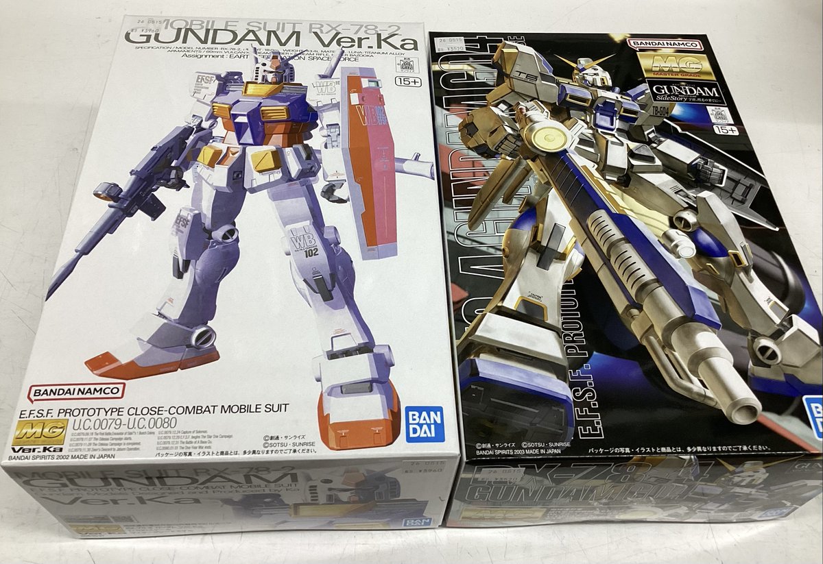 本日入荷した #ガンプラ再販 MG RX-78-2 ガンダム Ver.Ka ガンダム4