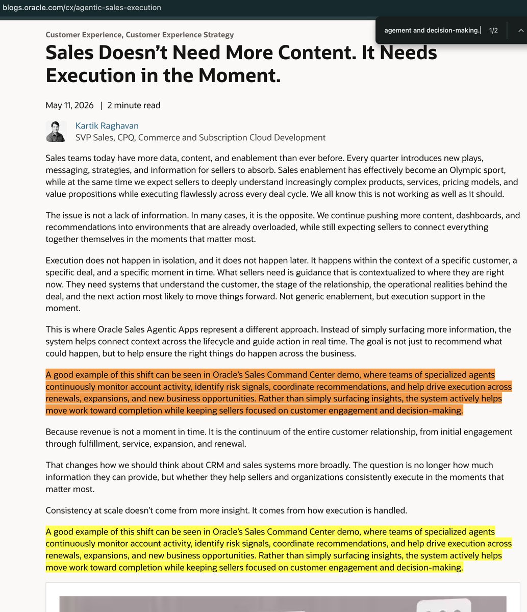 Sales Enablement tweet media