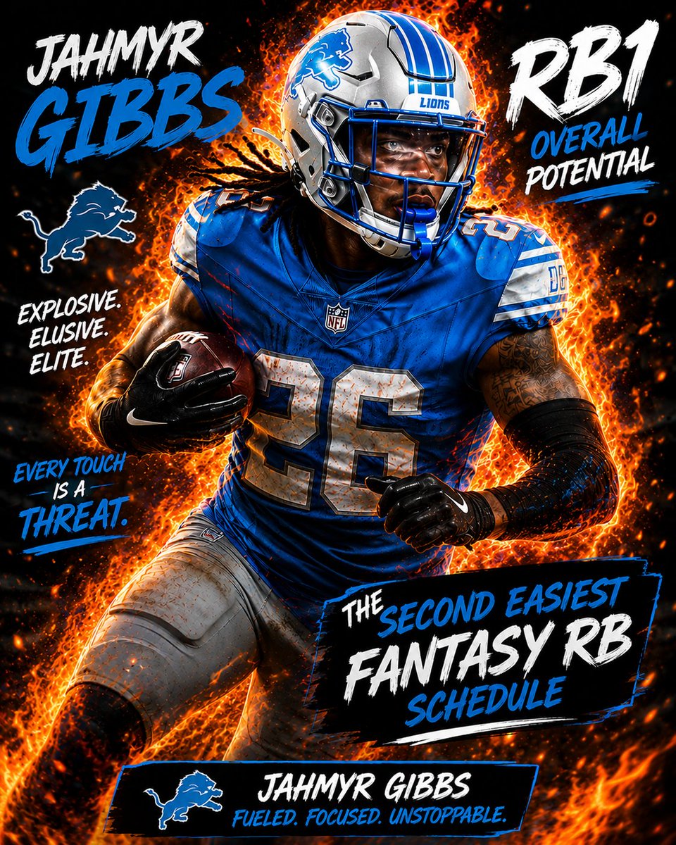 jeffpaur's tweet photo. Based on last year's numbers. Five easiest fantasy RB schedules: Eagles, Lions, Rams, Seahawks, Cowboys. Five toughest RB: Panthers, Steelers, Raiders, Ravens, Bucs. https://t.co/N0QRTEjvki