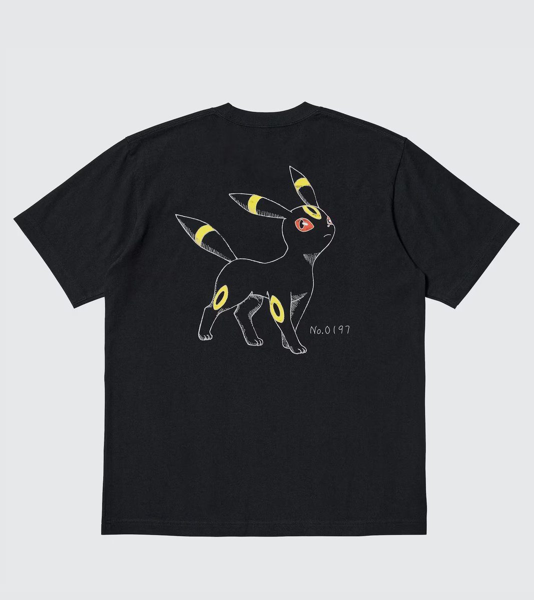 ユニクロ × ポケモン Tシャツ 2025年モデル 🌓ポケモン UT ブラッキー