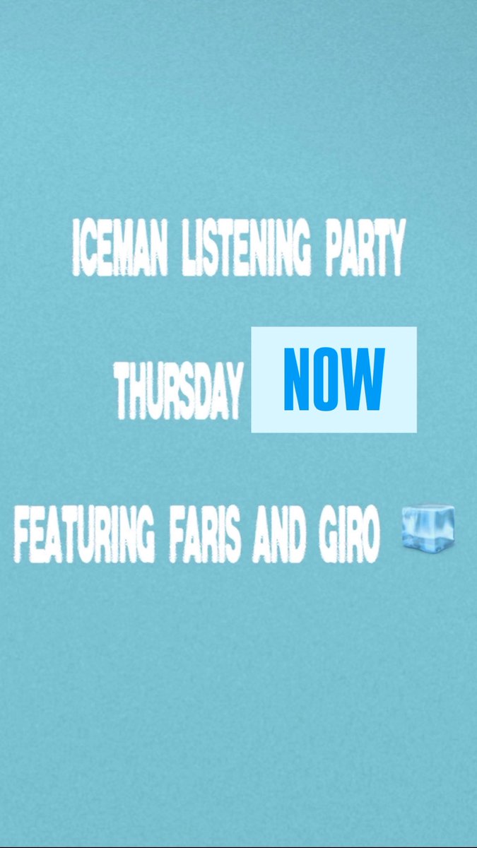 TySaIim's tweet photo. 3 ALBUMS 

DRAKE DAY LISTENING PARTY

WITH FARIS AND GIRO

COME THRU 🧊🧊🧊

https://t.co/MRw3cX1CVi https://t.co/mL8DA1kzOw