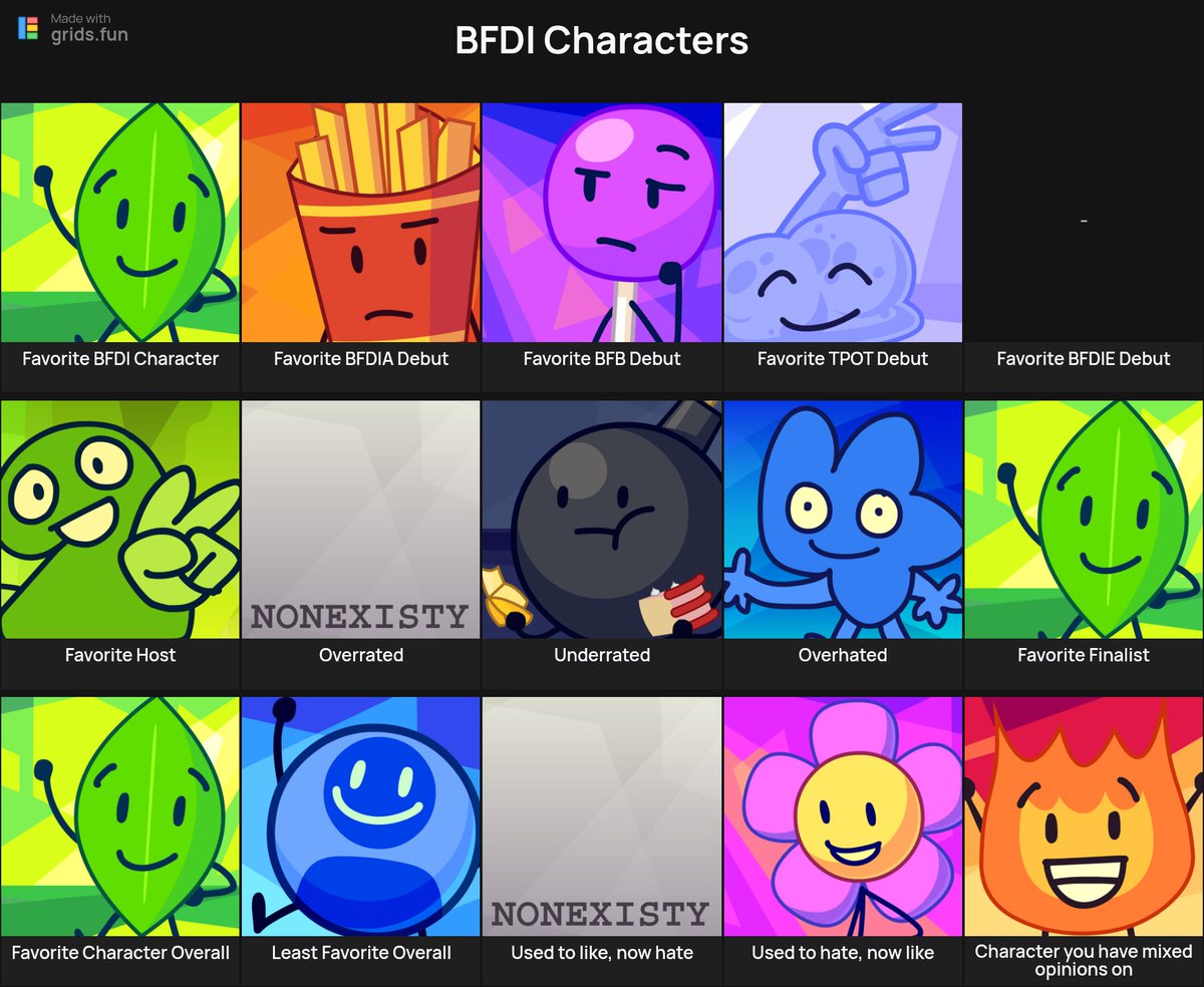 Non Existent Bfdi Saw everyone doing this so I gave it a shot!!! I used nonexisty as a ...