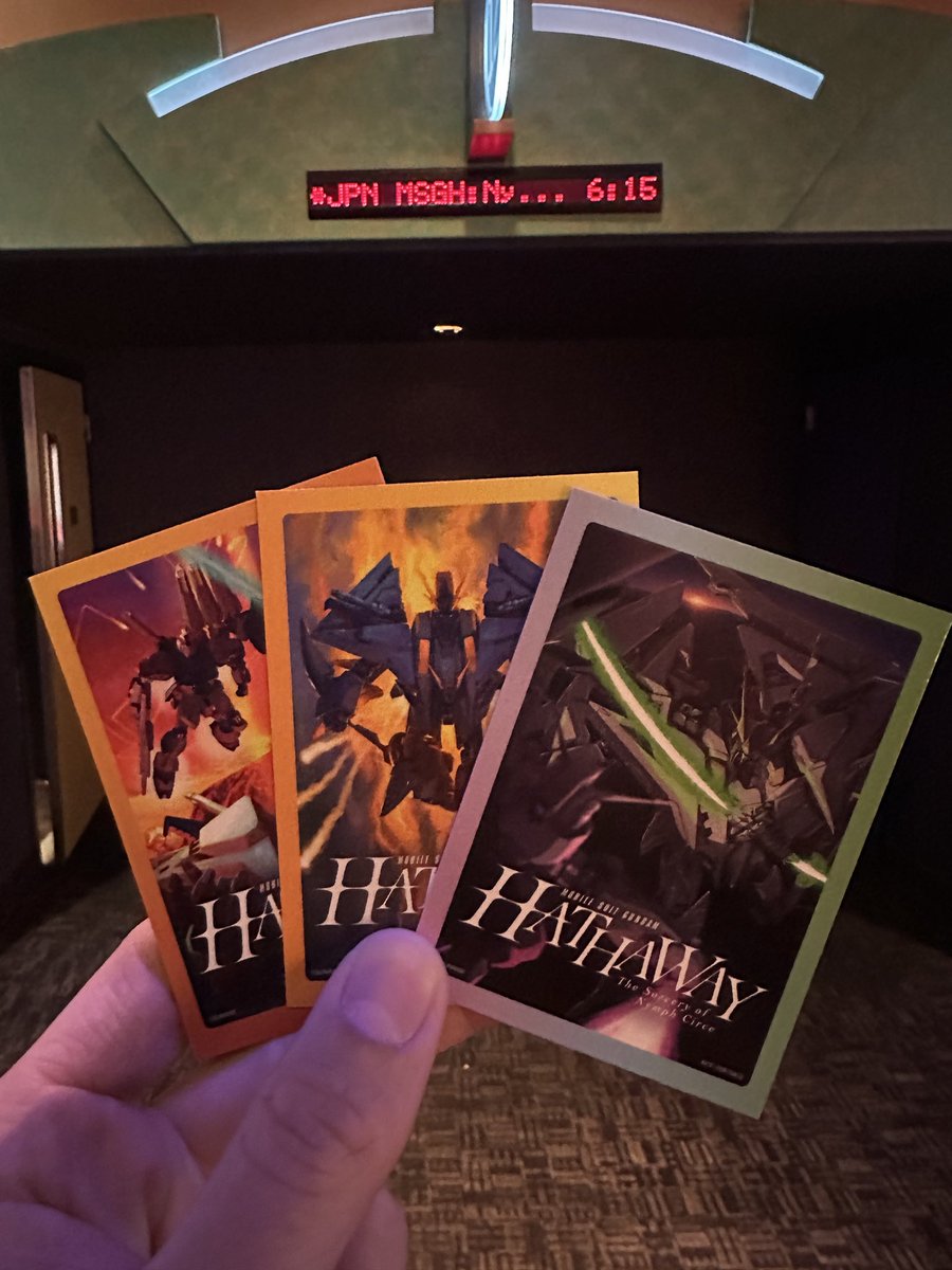 EGOD90_'s tweet photo. Movie was awesome &amp; epic! My favorite scene was when they explained the way minovsky flight system worked. The Ξ dual beam saber my new fav weapon. For part 3 release I’ll have to be in Japan ! https://t.co/CoTzgBouTb