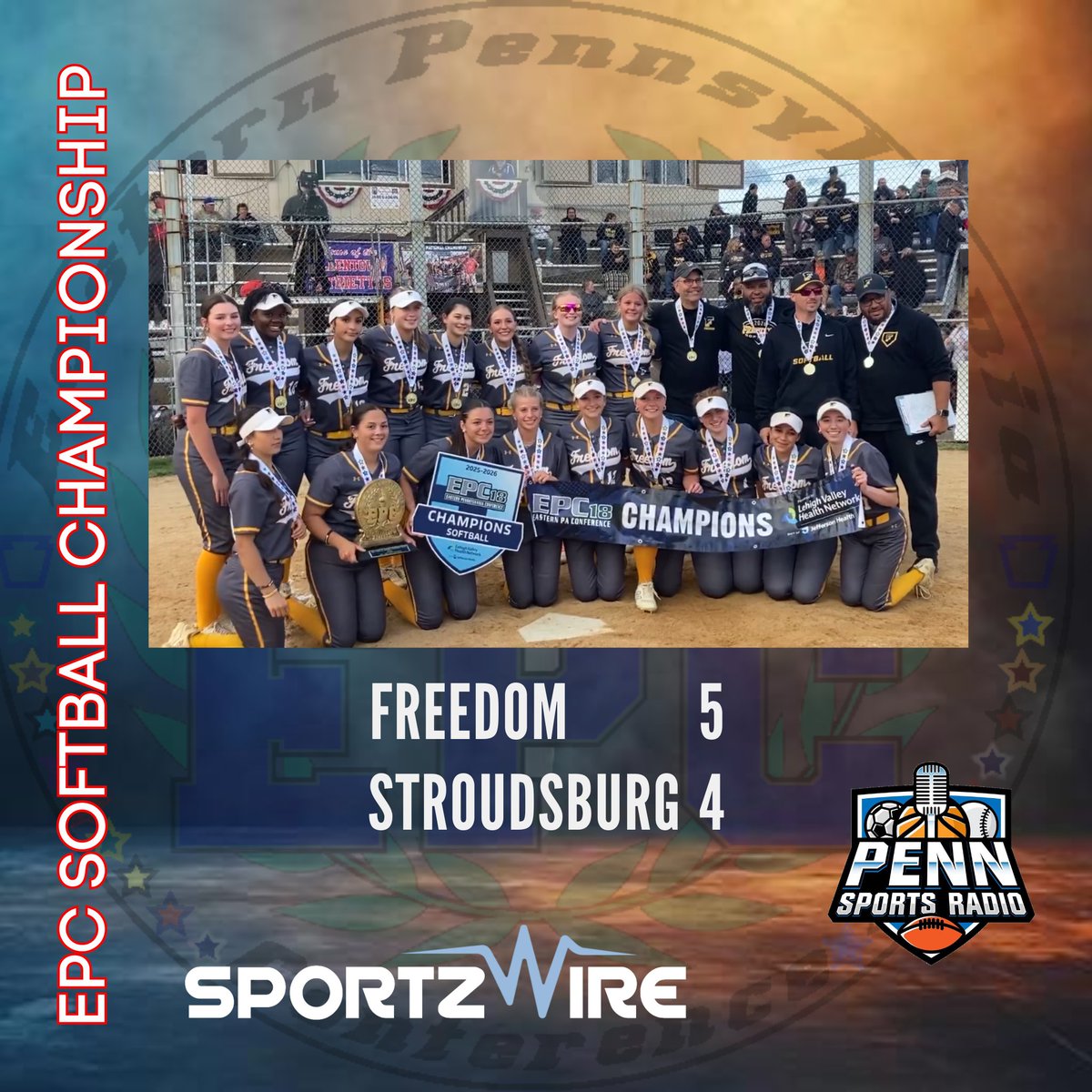 penn_radio's tweet photo. @FHS_Pates_SB and @NWtigerSoftball come away with league titles tonight! Congrats to both teams as they get ready now for Districts.

Broadcast replays available on our Spotify channel. Link in bio! https://t.co/JEkqQTZMtm
