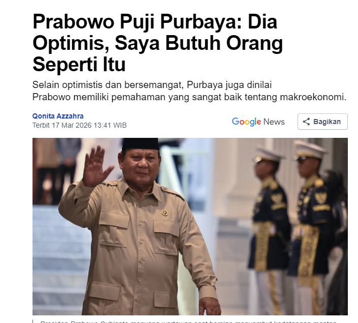 Asura0599's tweet photo. Sebetulnya Purbaya adalah senjata Prabowo untuk Menghancurkan Ortodoksi SMI

Sikap Purbaya yang denial dan defensif (Sampe ngatain majalah Economist GOBLOK wkwk) sebenarnya itu manifestasi dari mandat politik atasannya. 

Coba liat pas Maret kemarin, Prabowo secara terbuka membela Purbaya dengan mengatakan bahwa ia memilih Purbaya karena ia "bullish dan optimis", dan secara tersirat menyindir pendekatan kehati-hatian era sebelumnya yaitu SMI dengan kalimat, "Saya tidak butuh orang-orang pesimis di sekitar saya." 
https://t.co/D81YpNThAE

Purbaya ditempatkan di sana justru untuk mendobrak rem fiskal peninggalan SMI dulu buat mengejar target pertumbuhan 8%, berapapun harga psikologis pasar yang harus dibayar.