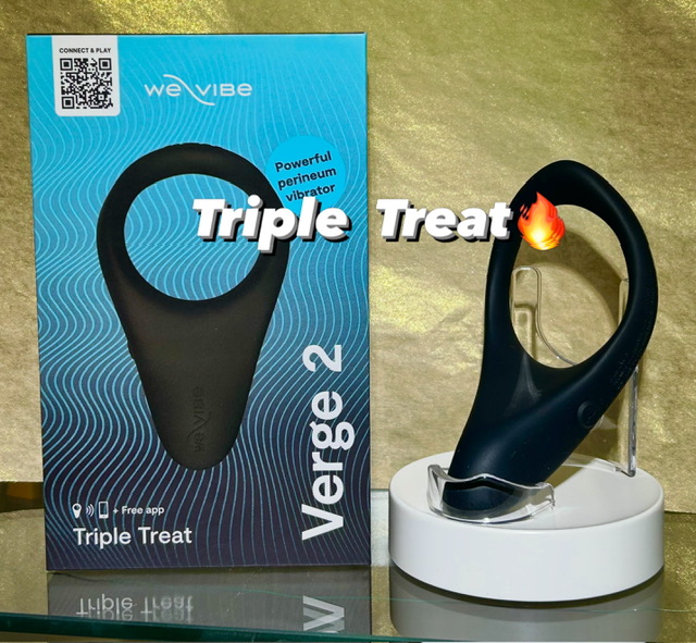 PChestPhilly's tweet photo. Verge 2.0 by We-Vibe got an upgrade by improving this vibrating perineum ring for the Triple Treat. More power, more rumble and more stretch for comfort and easy removal. Customize your play with the We-Vibe app for exciting solo or partner play. #wevibe #menshealth #soloplay https://t.co/BJfDaIXx1c