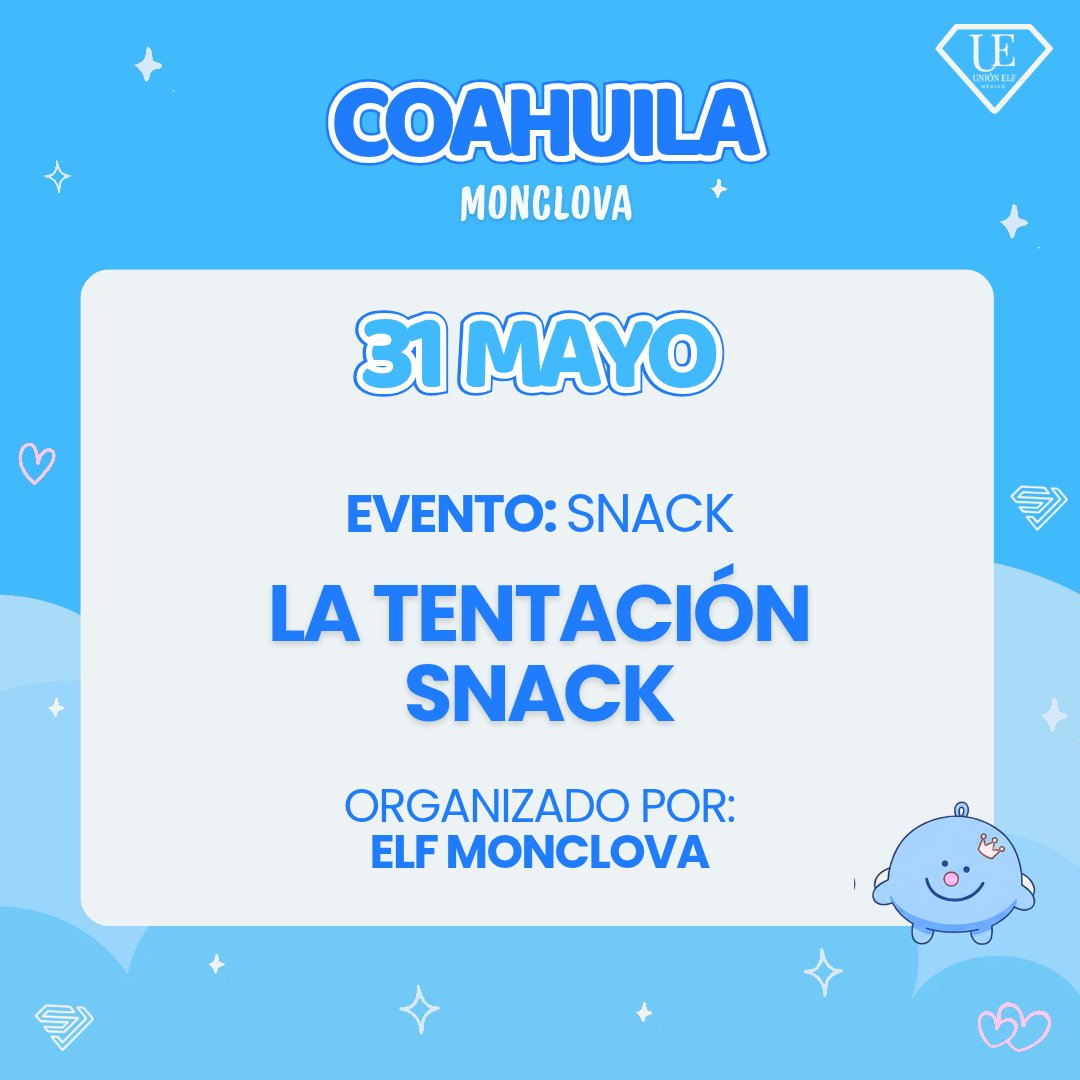 MxUnion_ELF's tweet photo. COAHUILA
Monclova

Domingo 31 de mayo
4 pm
La tentación Snack

Más información https://t.co/LJsKjnwoWT https://t.co/oGxMngspjh