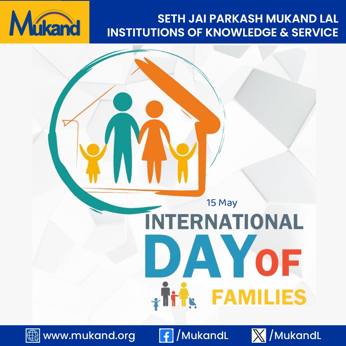 MukandL's tweet photo. A family is not just about blood—it’s about love, trust, and standing by each other. Wishing everyone a Happy International Day of Families! Let’s cherish and nurture these precious connections." 🌿 https://t.co/yKNtH4Uefj