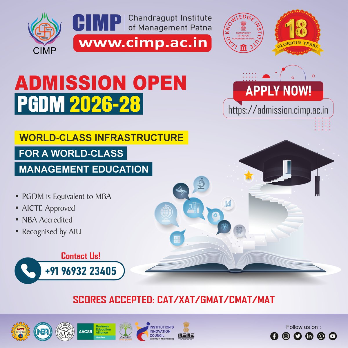 Chandragupt Institute of Management Patna (CIMP) tweet media
