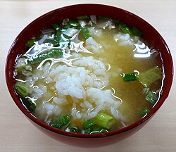 猫まんま」って言ってた しじみ汁にご飯を入れたのが極上なのよね