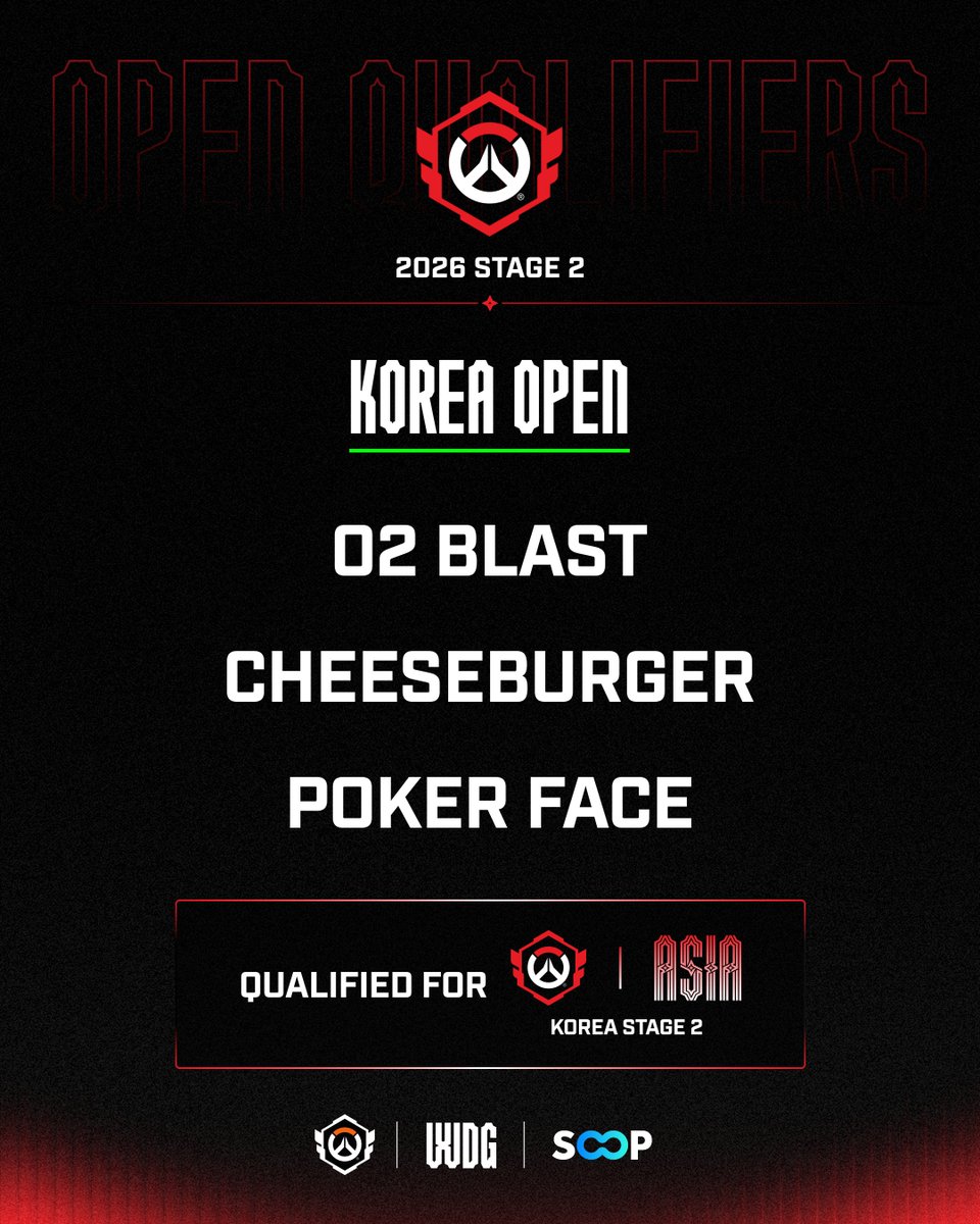 Overwatch Esports Asia tweet media