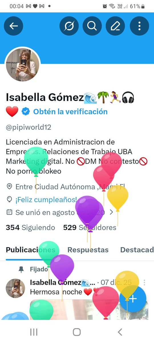 Isabella Gómez🌊🌴🏃‍♀️🎧🔥 tweet media