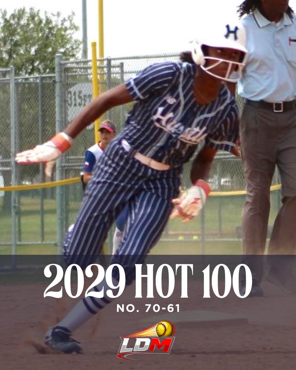 LineDsoftball's tweet photo. The 2029 Line Drive HOT 100 Player Rankings๐ฅ| Moving Up with No. 70-61!๐คฉ๐ช Link below to see which players made the listโฌ๏ธ
๐: https://t.co/BNjQLmlauQ
#LineDriveMedia #HOT100 #2029LineDriveHOT100 #softballrankings #movingup @SaBroussard2029 https://t.co/ku36LZjvdR