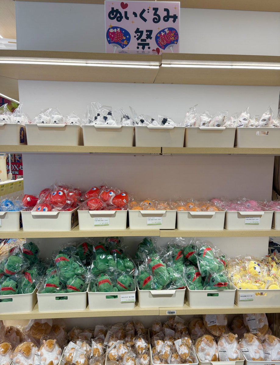 Chasmicinfo's tweet photo. 【🧸ぬいぐるみ祭🪅】
本日よりスタート▶️

紀伊國屋書店 新宿本店ではゲームショウで販売した
ワギャンやパックマンのゴーストぬいぐるみの取り扱いもございます💁🏻‍♀️
ぬい活にも最適の商品ばかり✨
この機会にぜひお立ち寄り下さい！ https://t.co/8FWOT5PpOq
