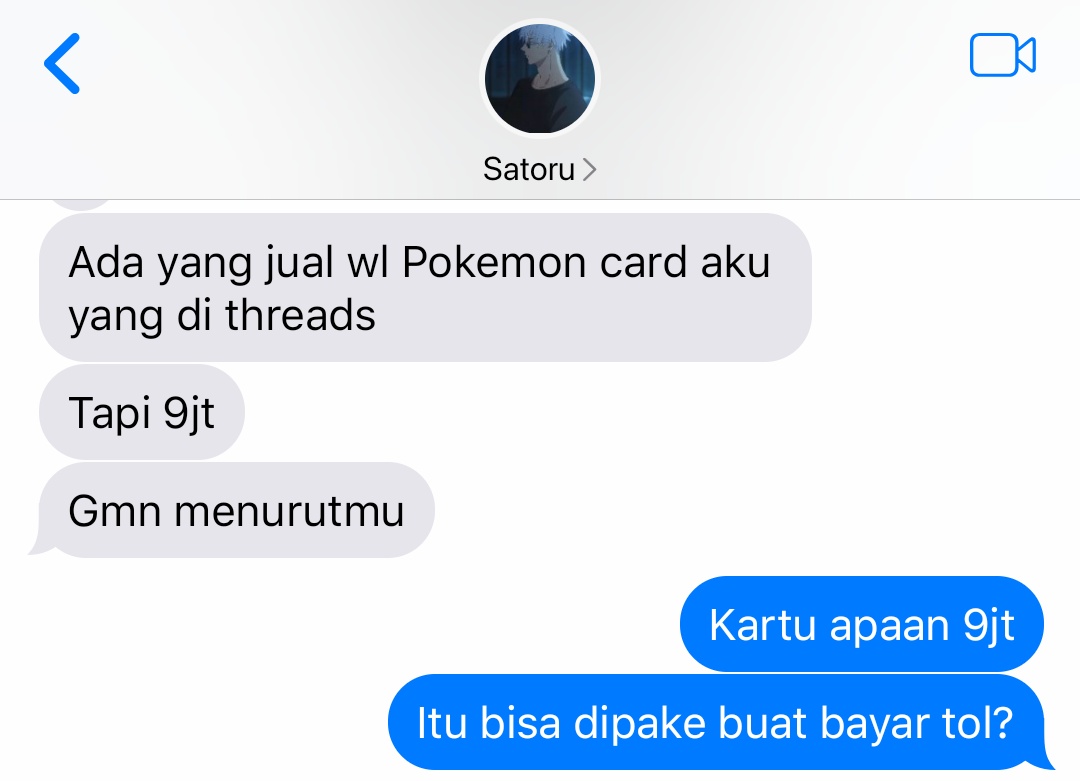 xjaamata's tweet photo. ya gak salah sih kan suguru gak tau https://t.co/0Kjq6WUrAF