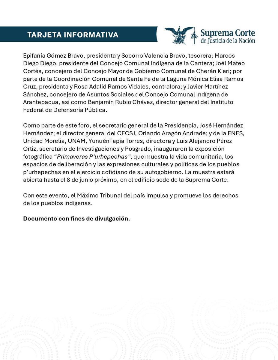 Suprema Corte tweet media