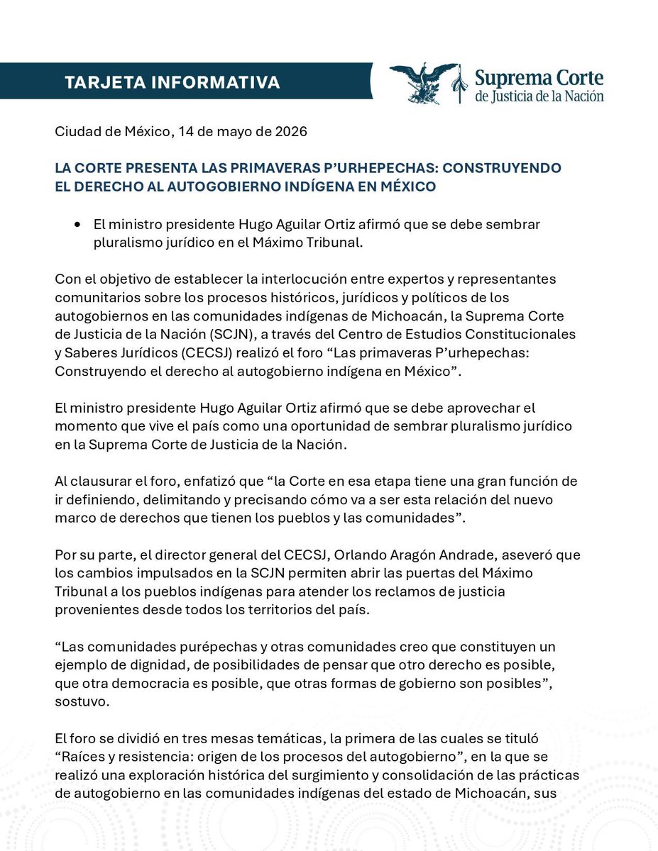 Suprema Corte tweet media