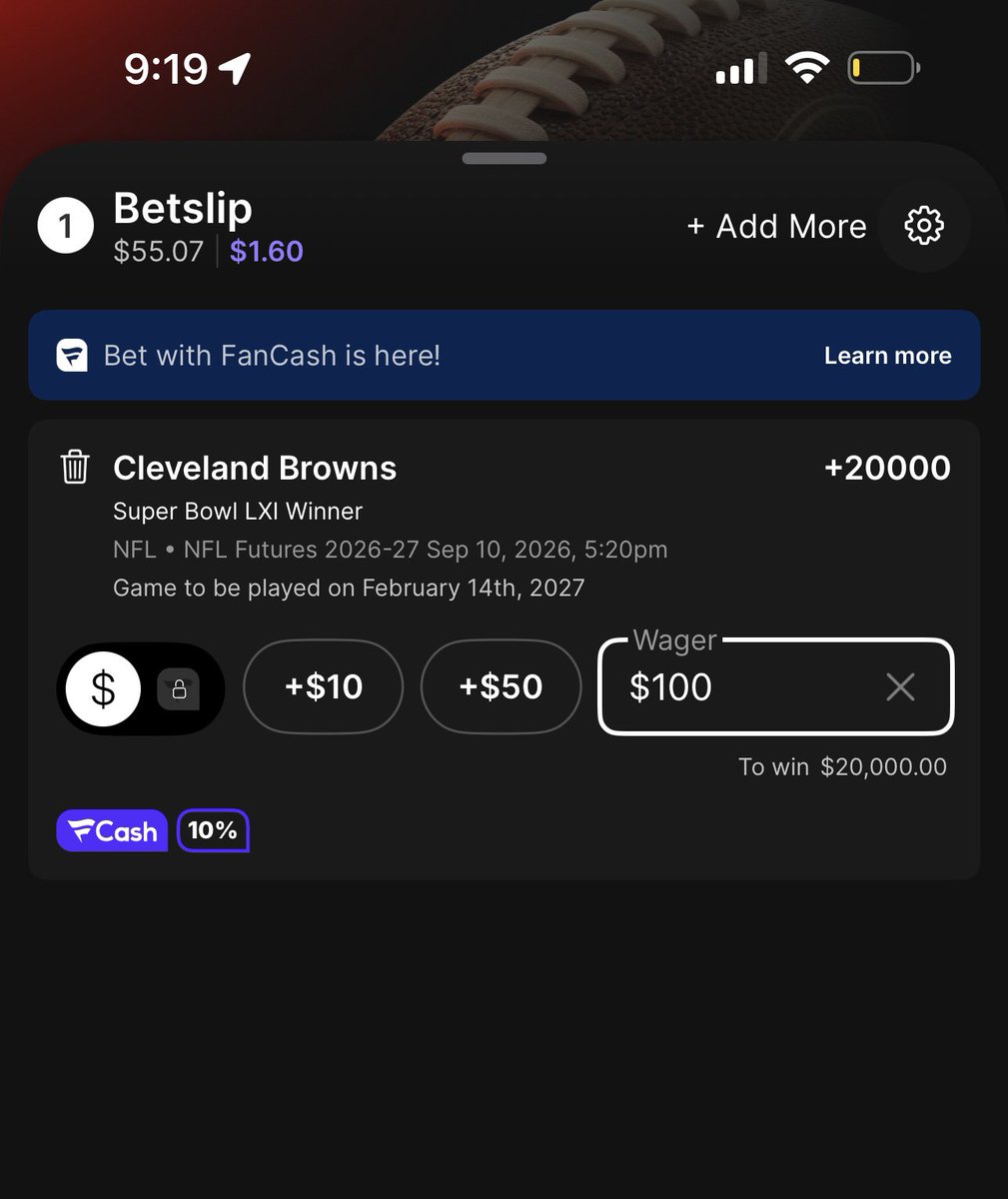 ClevelandKoz's tweet photo. @FanaticsBook Go Browns! https://t.co/iuTLFuHW8z