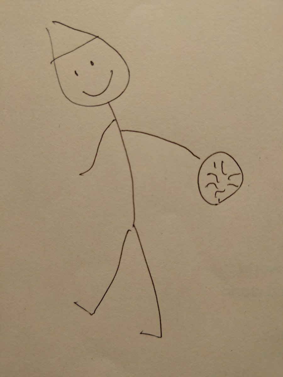 pen_240225's tweet photo. 記憶スケッチ
自信を持ちたいとお悩みの社会人2年目の方へ愛のカウンセラー、オニュ先生の処方箋
「いったん脳を外してみましょう」 
（心配しても変わらないことについて考えすぎないで） https://t.co/LRPkj1bjrJ