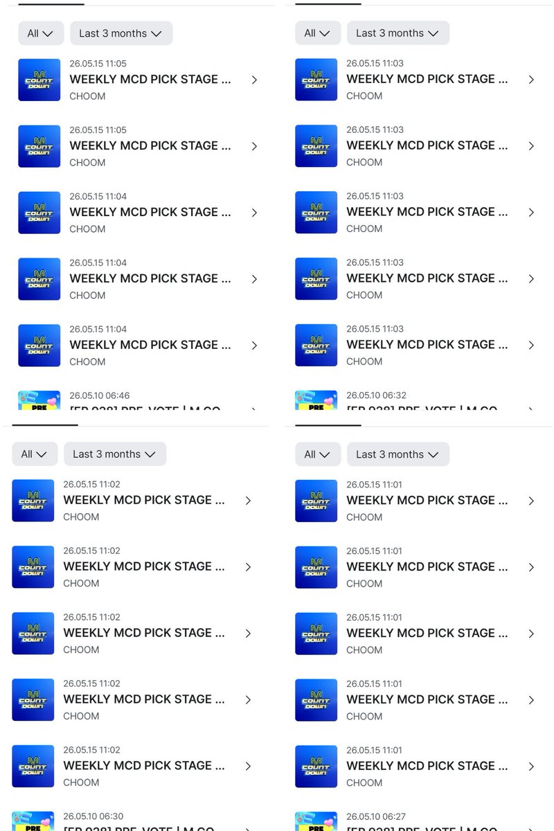 zasma251428's tweet photo. Status DONE ✅ for proff babymonster Choom ga 30 Prevote mnet Wekly Pick Stage 

Thank you for participation 🙇🙇🙇,

Dm me for reservations.
#Babymonster https://t.co/Tsk5aBmZPG