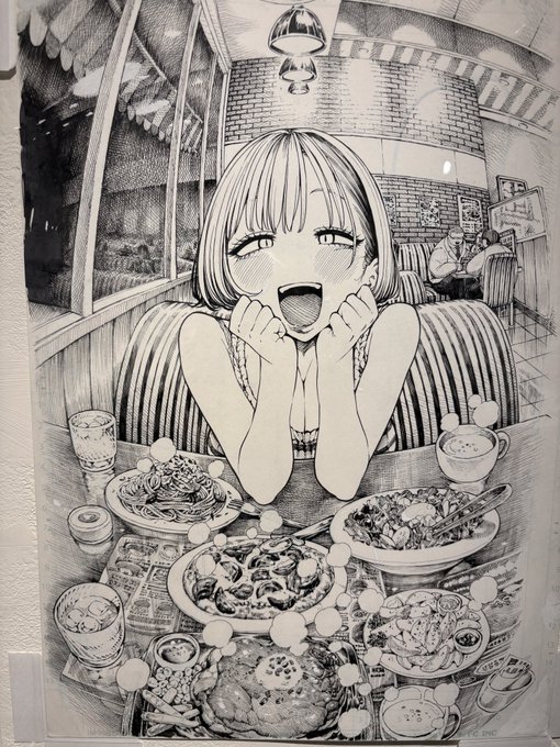 昼寝先生の個展に行ってきました!迫力がえぐい、すごすぎて頭おかしくなるかと思った 