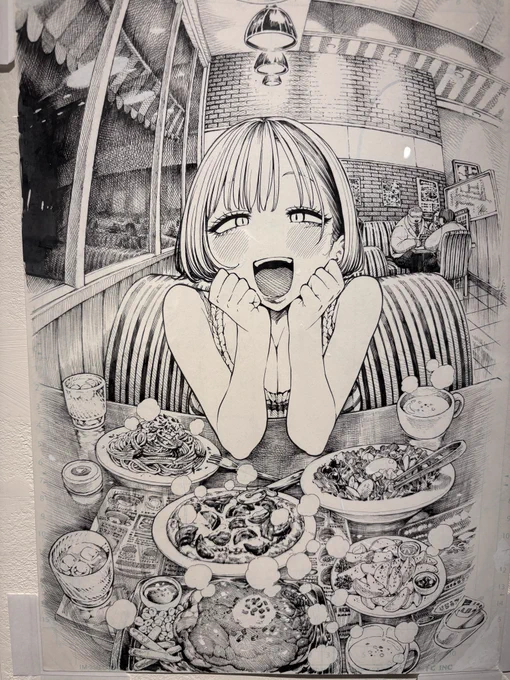 昼寝先生の個展に行ってきました!迫力がえぐい、すごすぎて頭おかしくなるかと思った 