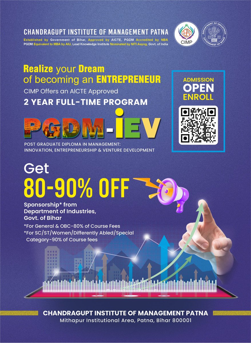 Chandragupt Institute of Management Patna (CIMP) tweet media