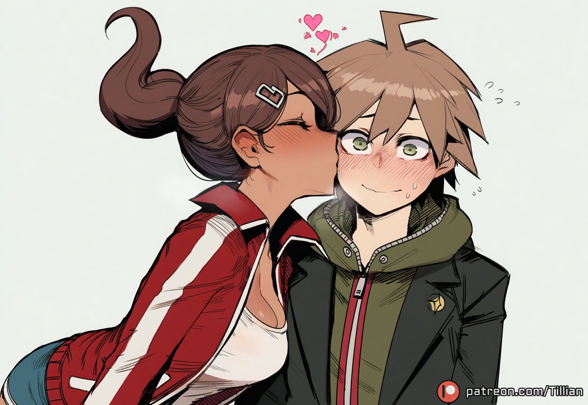 Upcoming Image Set: [Medium Commission] Aoi Asahina and Makoto Naegi ...