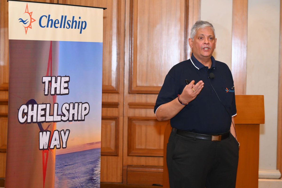 Chellshiphk's tweet photo. Chellship Way" - an informative gathering with our senior staff in Mumbai on 29 &amp; 30 Apr 2026. We missed staff who are onboard ship, looking forward to seeing you all at the next meet. https://t.co/aT8l7YdX3U