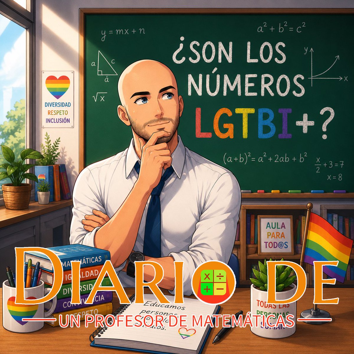 David_Cadd's tweet photo. 🧑🏻🏫 #SoyProfe 🧑🏻🏫
1️⃣ ¿Son los números LGTBI+?
Puede parecer una pregunta absurda. Pero quizá la verdadera reflexión no esté en los números sino en cómo enseñamos matemáticas y qué realidades mostramos dentro del aula 🧵👇 https://t.co/W8xgkgdjet