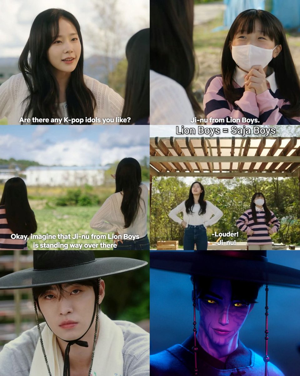 AishwariyaRay's tweet photo. Ommo..My Jinu was also Referred..Saja Boyzz🥵 along with Taemu.. I will Cry Now😭.. Jinu is Alive.. That's we know.. Is Heon seop giving hint Jinu'll comeback in Part 2 of #KpopdemonHunters #BuisnessProposal #SoldoutOnYou @AashiZin @Sudakshinab3 Jinu was referred too🤯😭😈 https://t.co/iGNCeK20L6