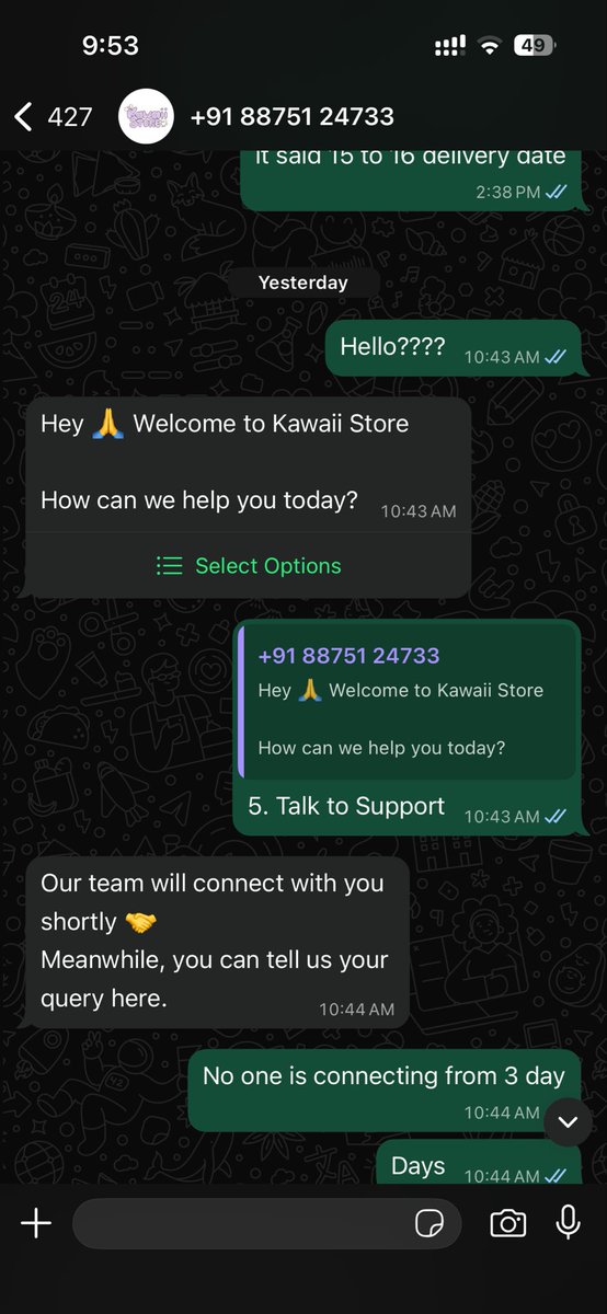 MumbaiSafeAlert's tweet photo. Do not buy from https://t.co/pX1ULsz0df . Ordered on 11 May, today is 15 May and it’s not even shipped yet. No replies from support, no working contact number. Very disappointing experience. Feels like a scam. https://t.co/gPY4TPxXce
