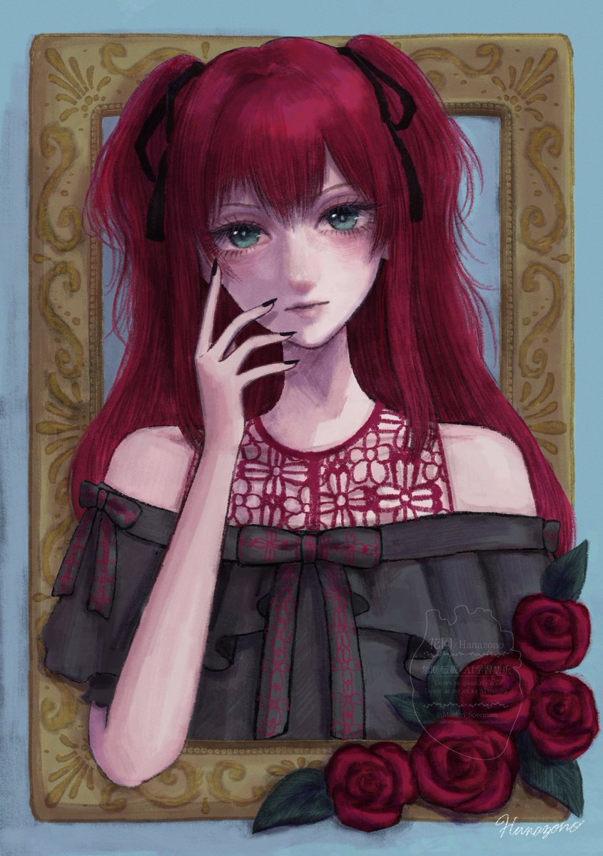 Maiden_Specimen's tweet photo. 林檎のように紅く🥀🍎
#Skeb #Commission https://t.co/QKa00xoWaC