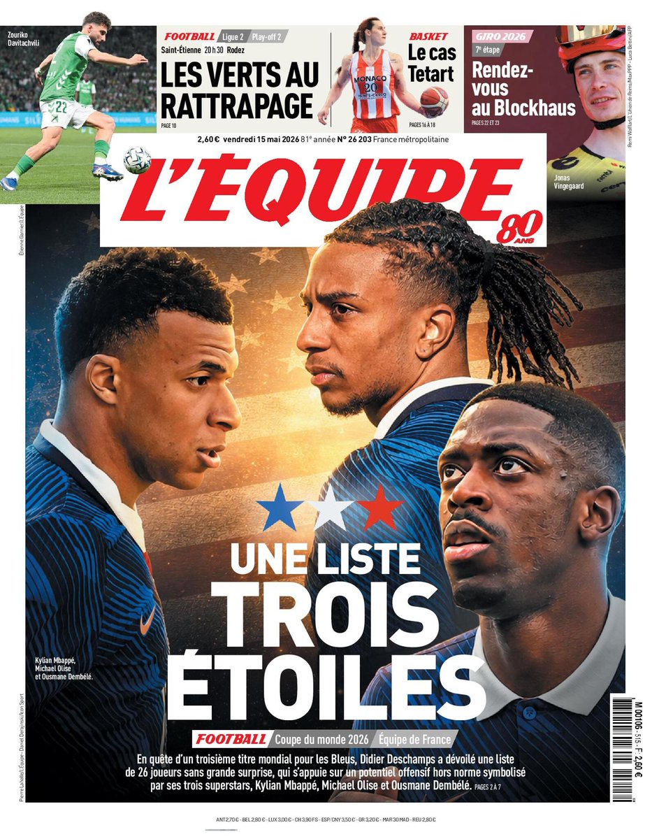 L'Équipe tweet media