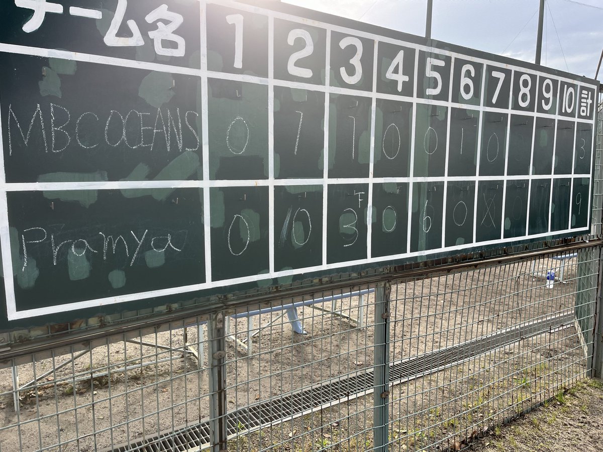 JjpJix's tweet photo. 4.26 
vs MBCoceans様
9対3 勝ち
「16」値千金の満塁ホームラン
「56」「26」「89」三者連続フェン直
「51」2試合連続勝利投手
「10」ホームランでエキシ込みのサイクル
「0」チーム最速129kmを記録 https://t.co/byhZDtyaaw