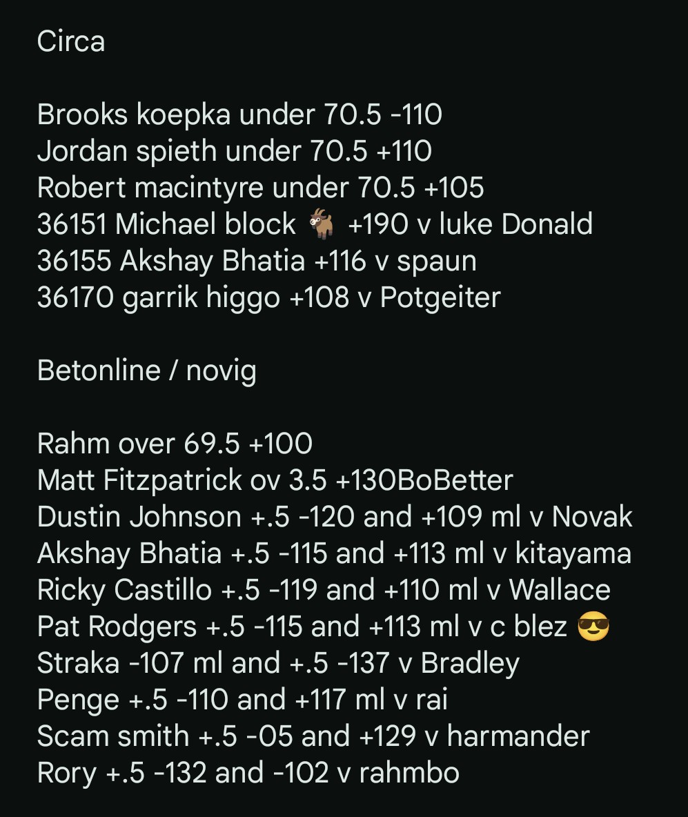 pointsux's tweet photo. R2 - circa, betonline/novig

#gamblingtwitter https://t.co/n50q0hgyvL