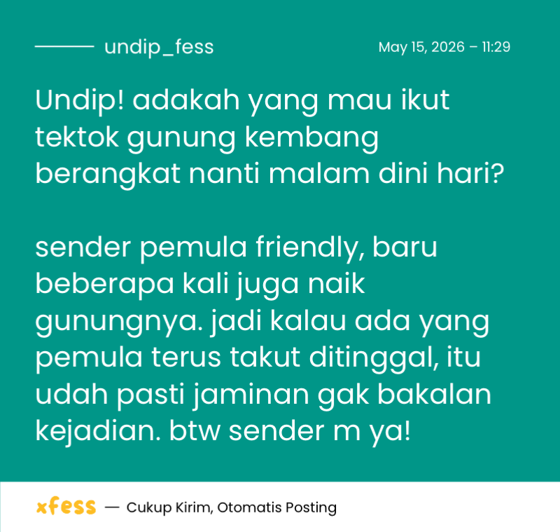 UNDIP MENFESS tweet media