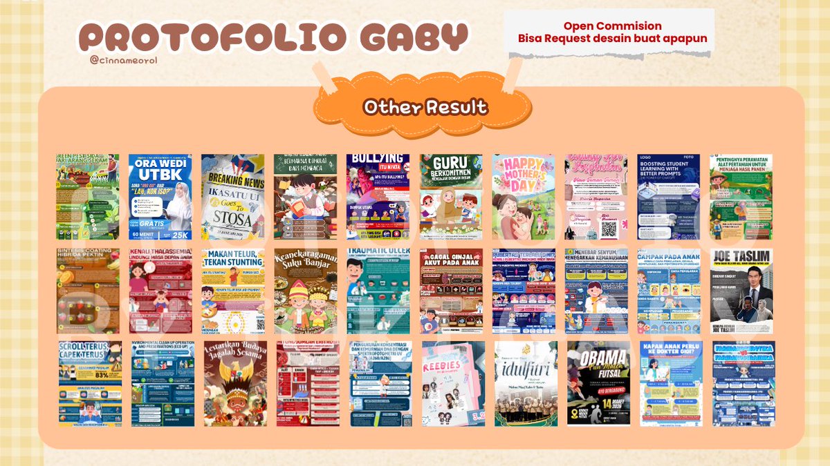 cheeseucek's tweet photo. 🦖 Siangg, aku open jasa / joki desain dan tugas ya gess!💗 #zonauang #jokitugas mulai dari makalah, poster, essay, infografis, banner, leaflet, review jurnal / artikel,parafrase, formatting dokumen, jawab soal, artikel, paper, tinjauan pustaka, landasan teori📝   (1) https://t.co/OHEWgmMaQQ