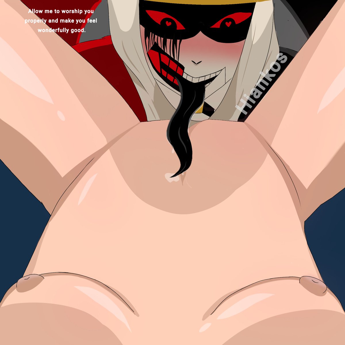 Hiankos's tweet photo. In English:
It's Jestyn’s turn of Kingdom of marionettes 😏
#jestyn #kom #kingdomofmarionettes #nsfw #myart #jestynkom #femalepov https://t.co/CNHt6rrrts