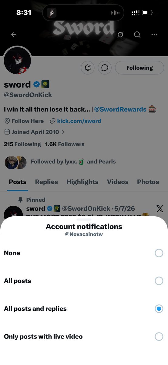 Novacain tweet media