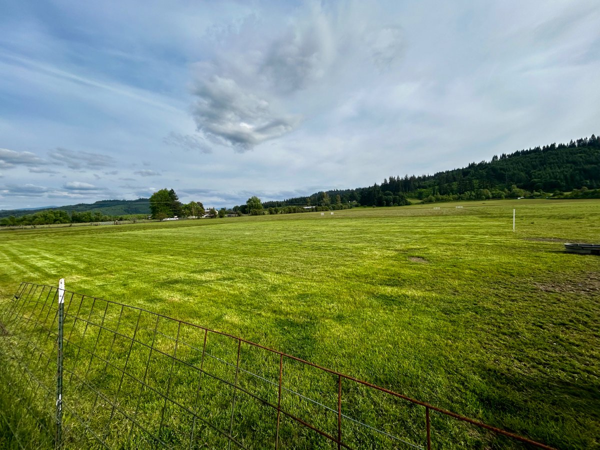 BobbySmash1985's tweet photo. I got to help setup for the sheep herding trials this weekend. I got the place mowed, and tents are setup. https://t.co/SNSI468d0O