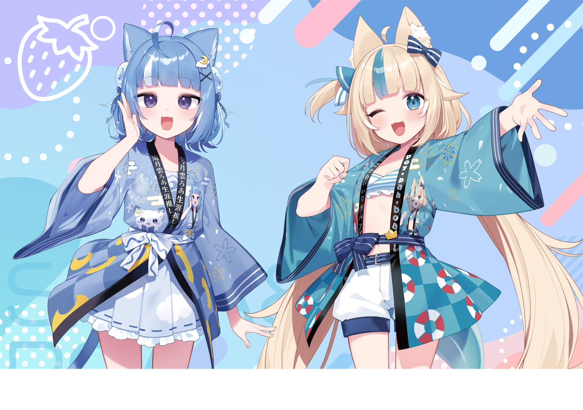 ピアス　月　星　音符　水色　ビジューチャーム　雫　推し　コスプレ　アニメ　夏　海 博多巡回情報📣】 #samekosaba × #海月雲ろあ コラボPOPUP STORE