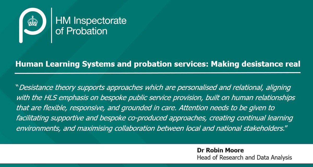 HM Inspectorate of Probation tweet media