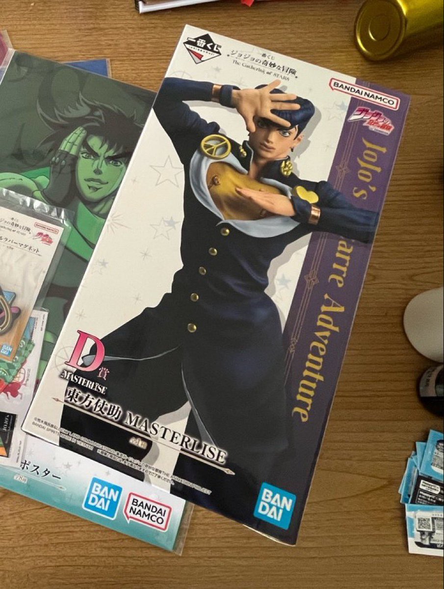 ジョジョの奇妙な冒険 一番くじ ジョジョ 譲:D賞東方仗助 求:C賞空条承