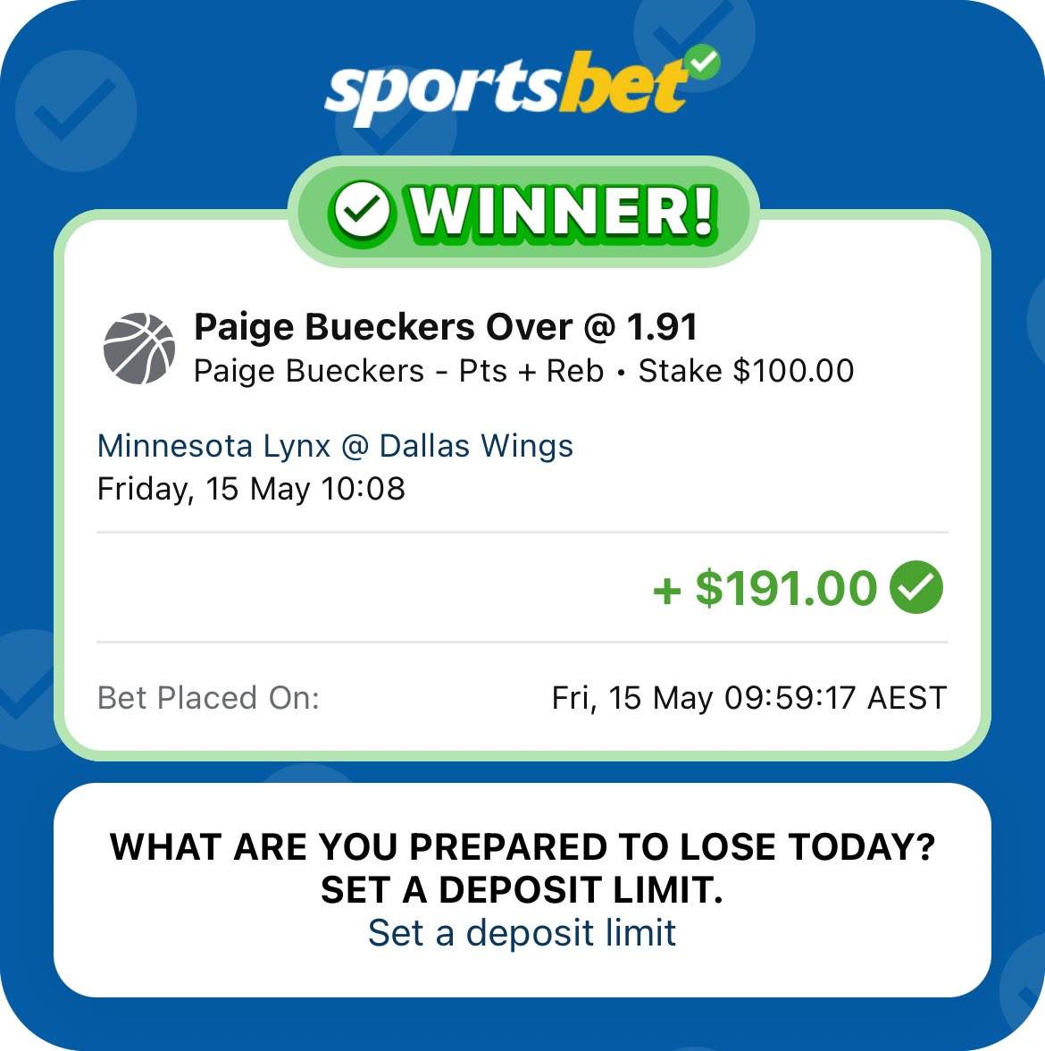 WNBA BETTING tweet media