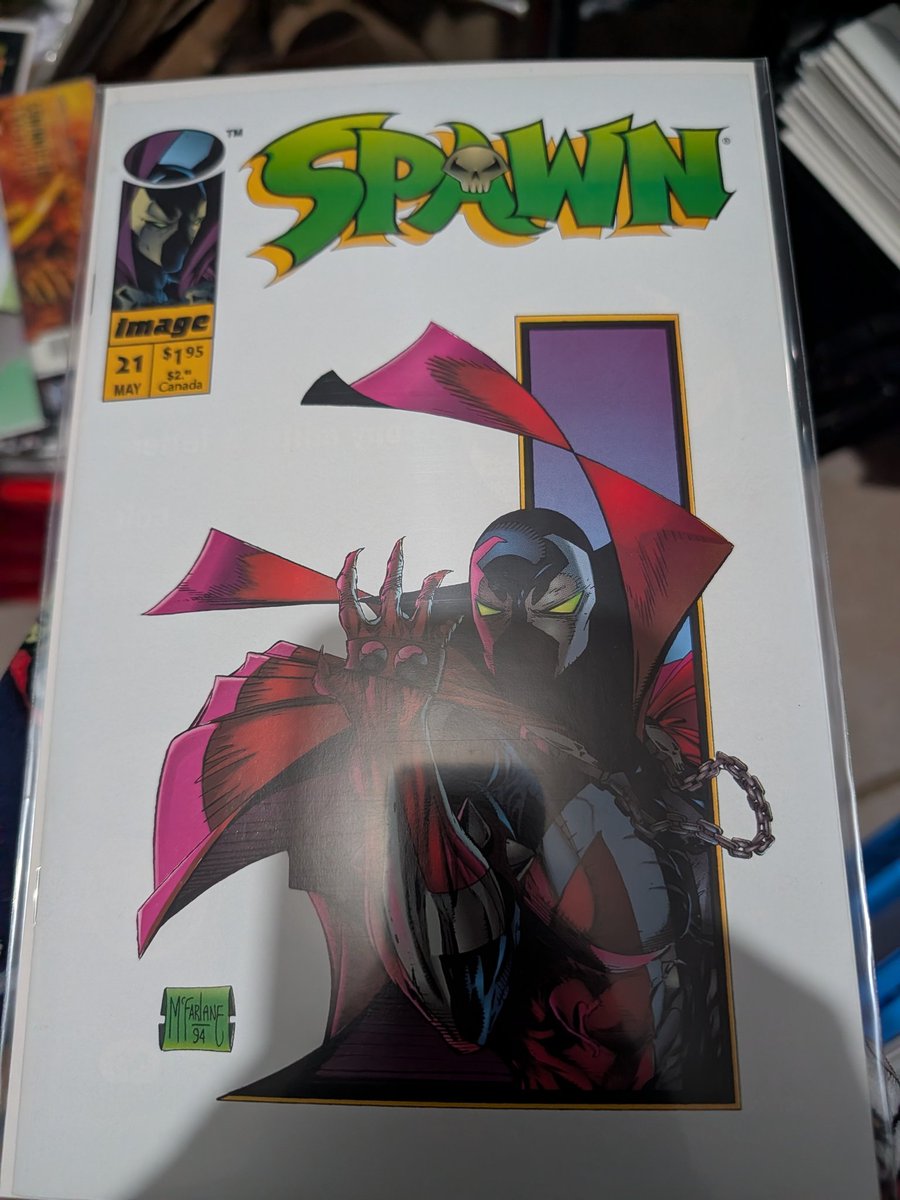 Late-night longbox pull: Spawn #21 (1994). 💀⛓️ ​Just look at