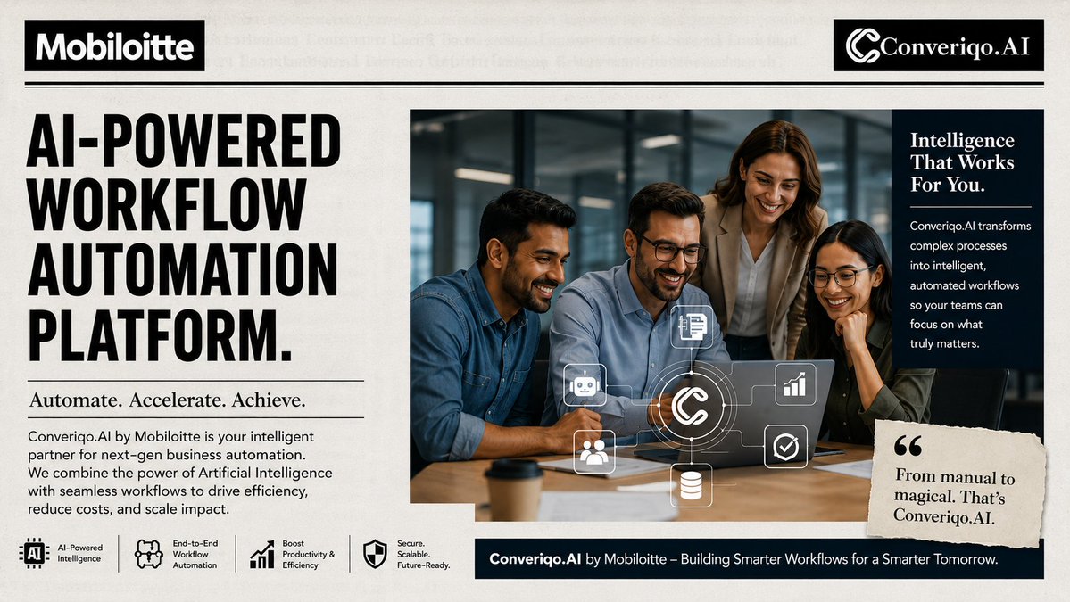 Mobiloitte | Agentic AI, RAG & Digital Engineering tweet media