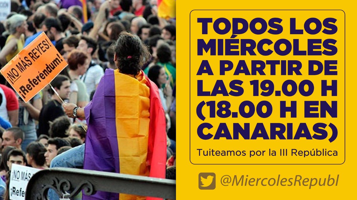 Miércoles Republicano (perfil 2⃣) ❤️💛💜 tweet media