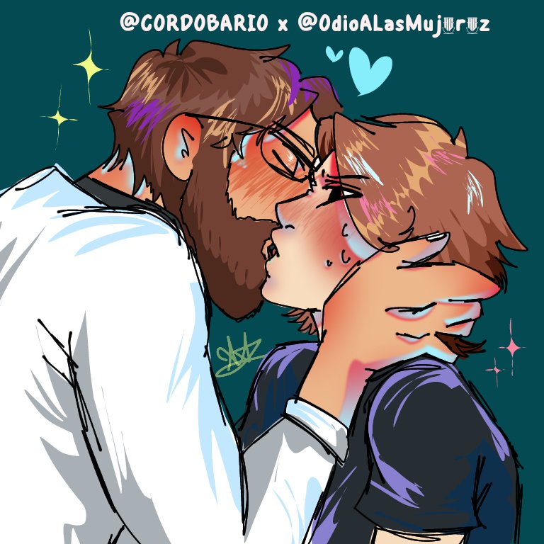 BugEstelar's tweet photo. El dibujo mas gay que hice JAJSJA 
@CORDOBARIOX@OdioALasMuj3r3z 
#hombroamigo #gay #ship #bl #yapi #beso #art #arte #dibujo #dibujogay #recomendado #parati #like #digitak #artofprediction
#paypig #riyadh # https://t.co/jjzphANA3I
